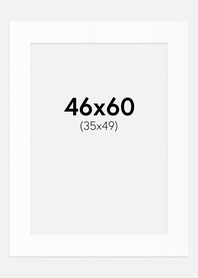 Artlink Passepartout Weiß Standard (weißer Kern) 46x60 cm (35x49)