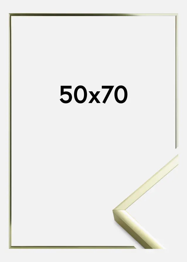 Artlink Rahmen Poster Frame Aluminum Gold 50x70 cm