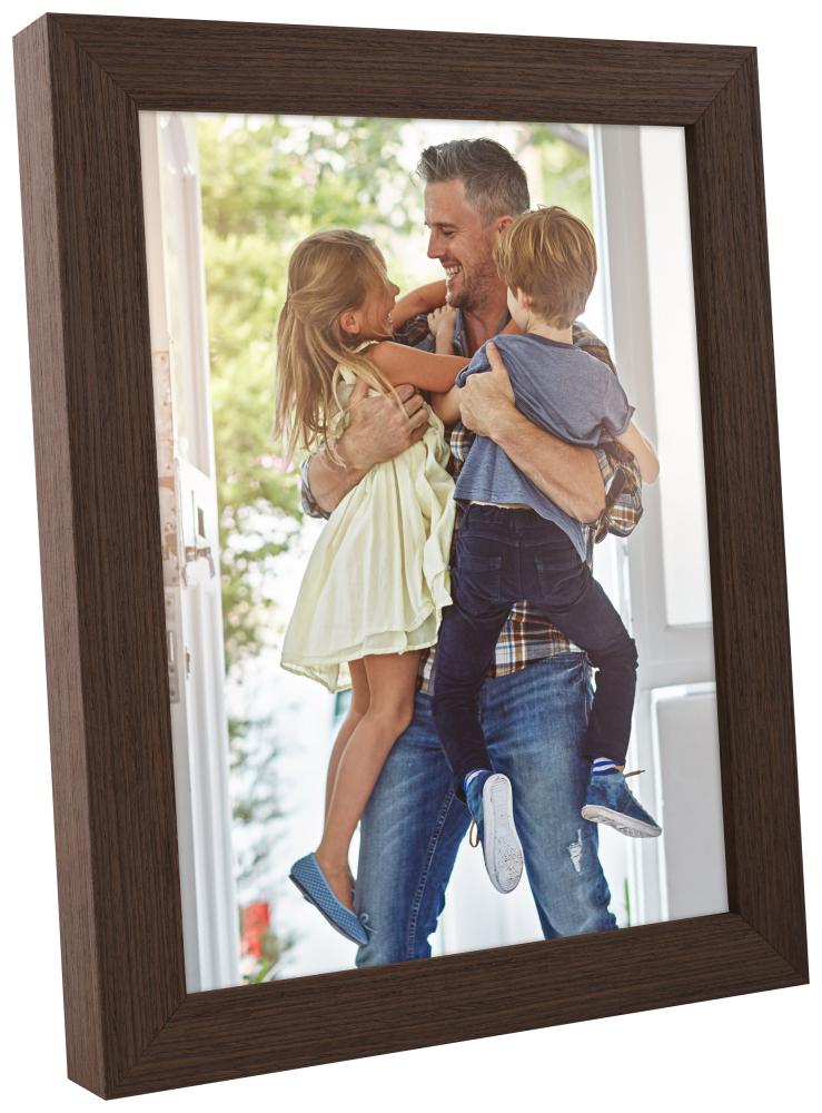 Ramverkstad Rahmen Moviken Walnuss dunkel - Größe nach Wunsch