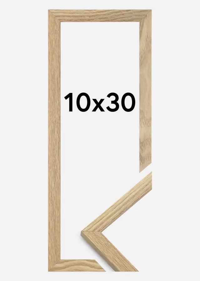 Artlink Factory I Rahmen Trendy Acrylglas Eiche 10x30 cm