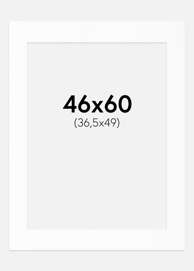 Artlink Passepartout Weiß Standard (weißer Kern) 46x60 cm (36,5x49)