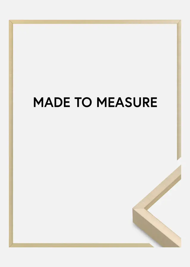 Ramverkstad Rahmen Nielsen Premium Alpha Gold gebürstet - Größe nach Wunsch