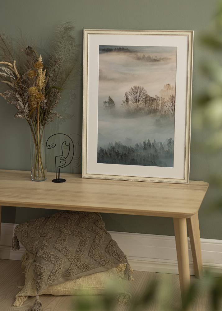 Galleri 1 Rahmen Shabby Chic Acrylglas Weiß 50x50 cm