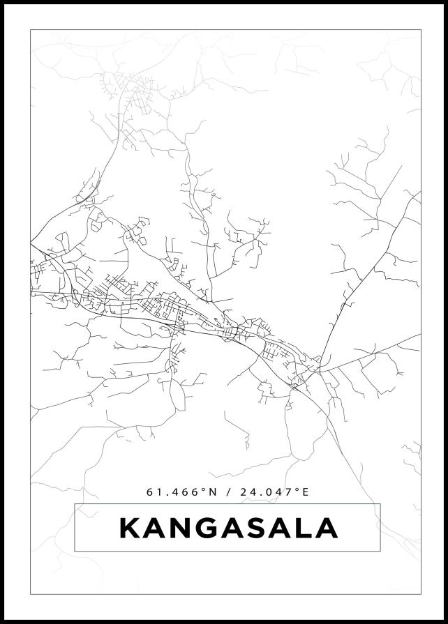 Bildverkstad Map - Kangasala - White