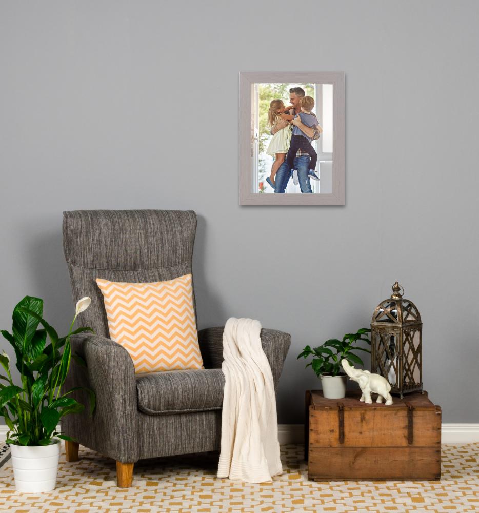 Ramverkstad Rahmen Moviken Hellgrau - Größe nach Wunsch