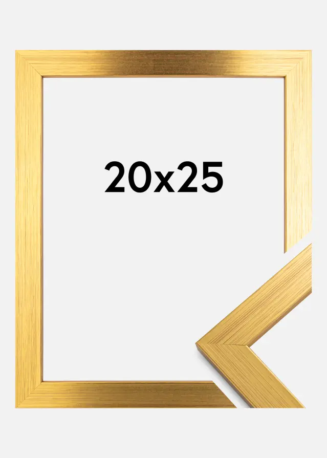 Galleri 1 Rahmen Gold Wood Acrylglas 20x25 cm