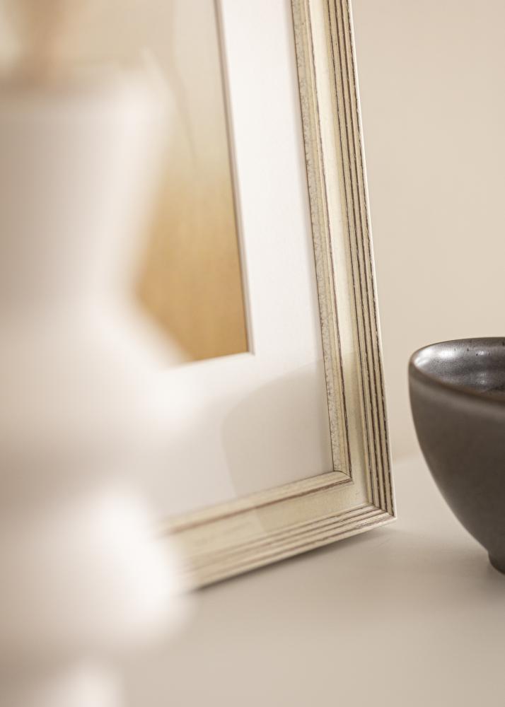 Galleri 1 Rahmen Shabby Chic Acrylglas Weiß 50x50 cm