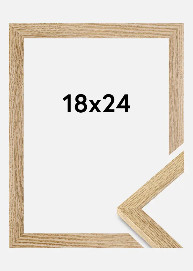 BGA Rahmen Selection Acrylglas Eiche 18x24 cm