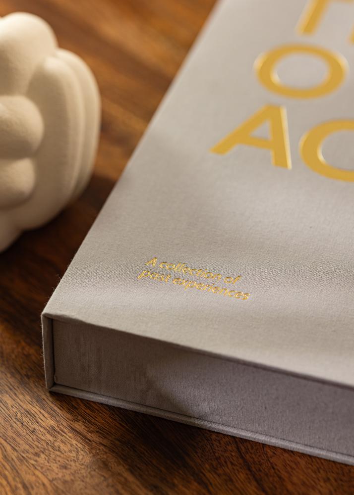 KAILA KAILA THROWBACK Grey - Coffee Table Photo Album (60 Schwarze Seiten)