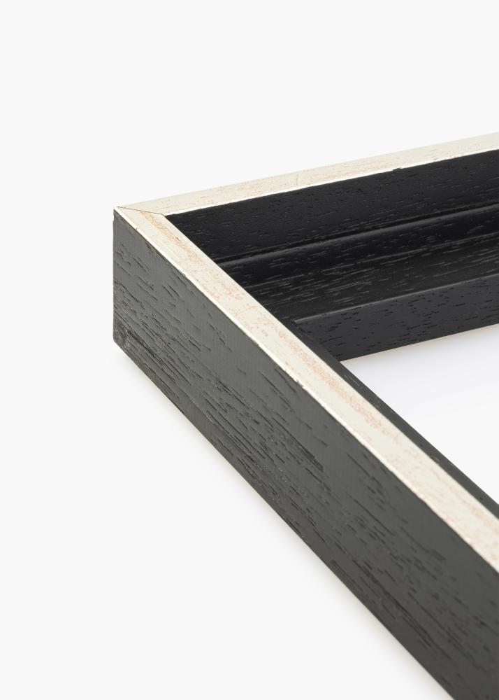 Mavanti Rahmen für Leinwand Lexington Schwarz / Silber 50x50 cm