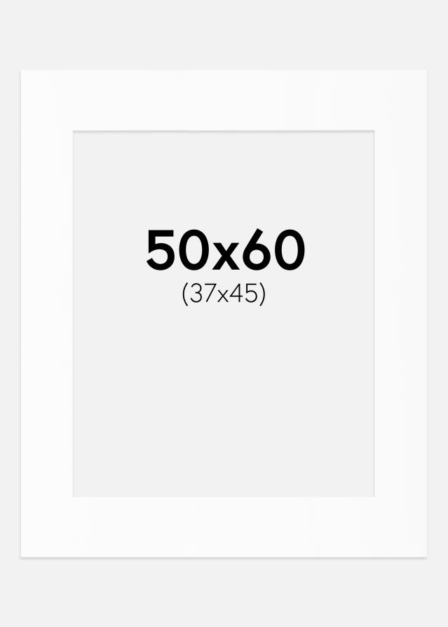 Artlink Passepartout Weiß Standard (weißer Kern) 50x60 cm (37x45)