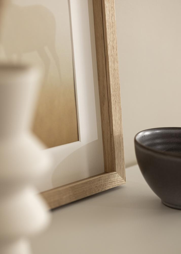 Artlink Rahmen Amanda Box Acrylglas Eiche 80x120 cm