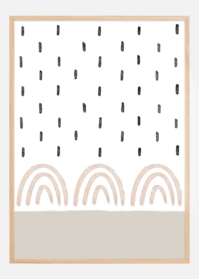 Bildverkstad Rain on Rainbows Poster