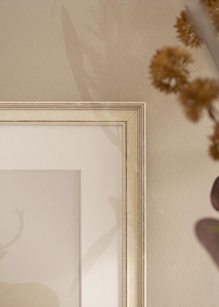 Galleri 1 Rahmen Shabby Chic Acrylglas Weiß 50x50 cm