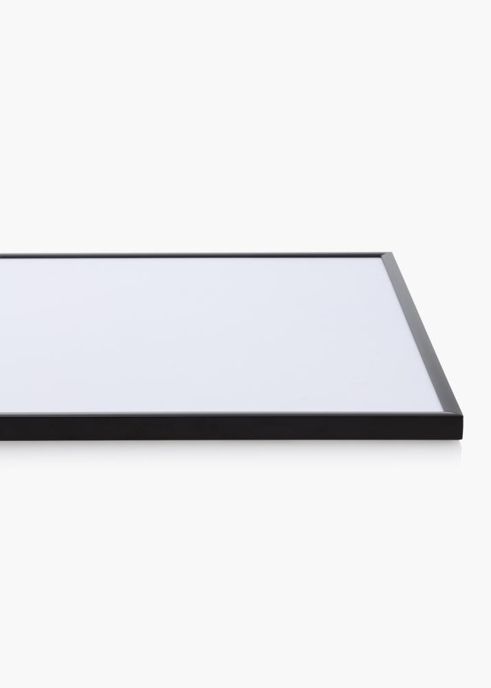 Ram med passepartou Rahmen New Lifestyle Espresso Brown 50x70 cm - Passepartout Schwarz 16x24 inches