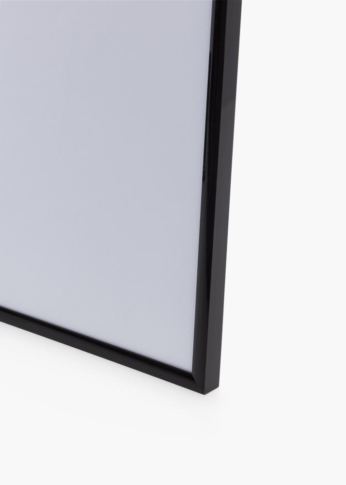 Ram med passepartou Rahmen New Lifestyle Espresso Brown 50x70 cm - Passepartout Schwarz 16x24 inches