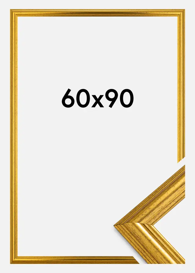 Innova Rahmen Västkusten Acrylglas Gold 60x90 cm