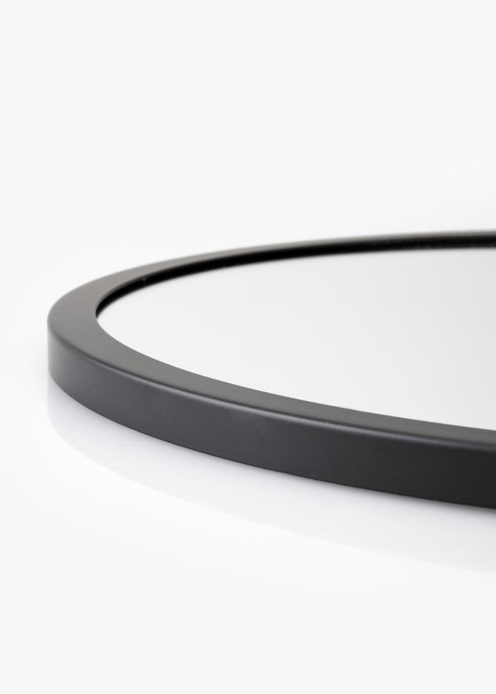 KAILA KAILA Runder Spiegel Rope - Schwarz 30 cm Ø