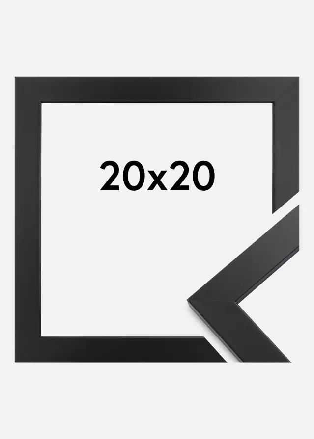 Galleri 1 Rahmen Black Wood Acrylglas 20x20 cm