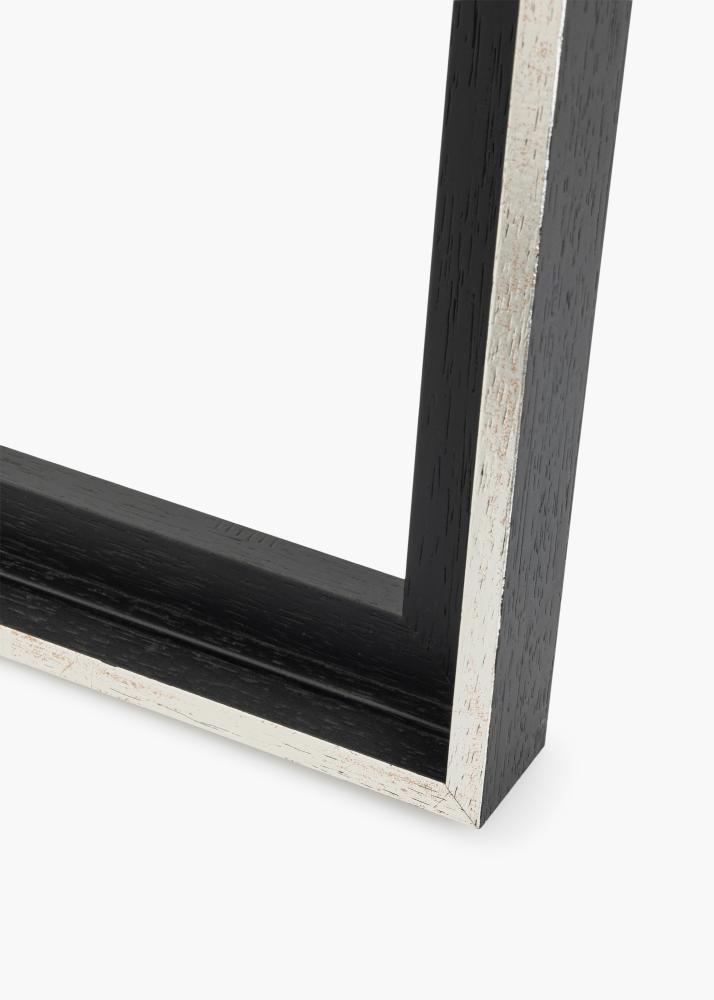 Mavanti Rahmen für Leinwand Lexington Schwarz / Silber 50x50 cm