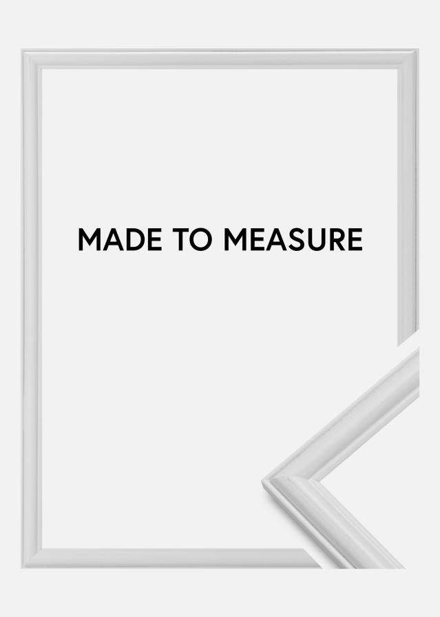 Ramverkstad Rahmen Line Weiß - Größe nach Wunsch
