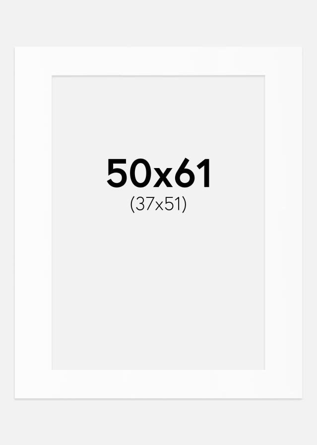 Artlink Passepartout Weiß Standard (weißer Kern) 50x61 cm (37x51)