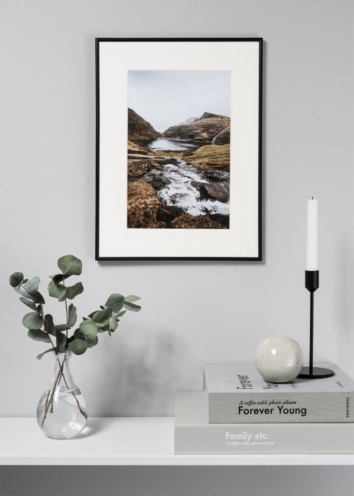 Galleri 1 Passepartout XL Weiß (weißer Kern) 60x80 cm (41x58,4 - A2)