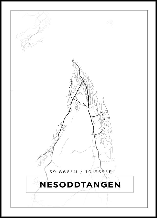 Bildverkstad Map - Nesoddtangen - White