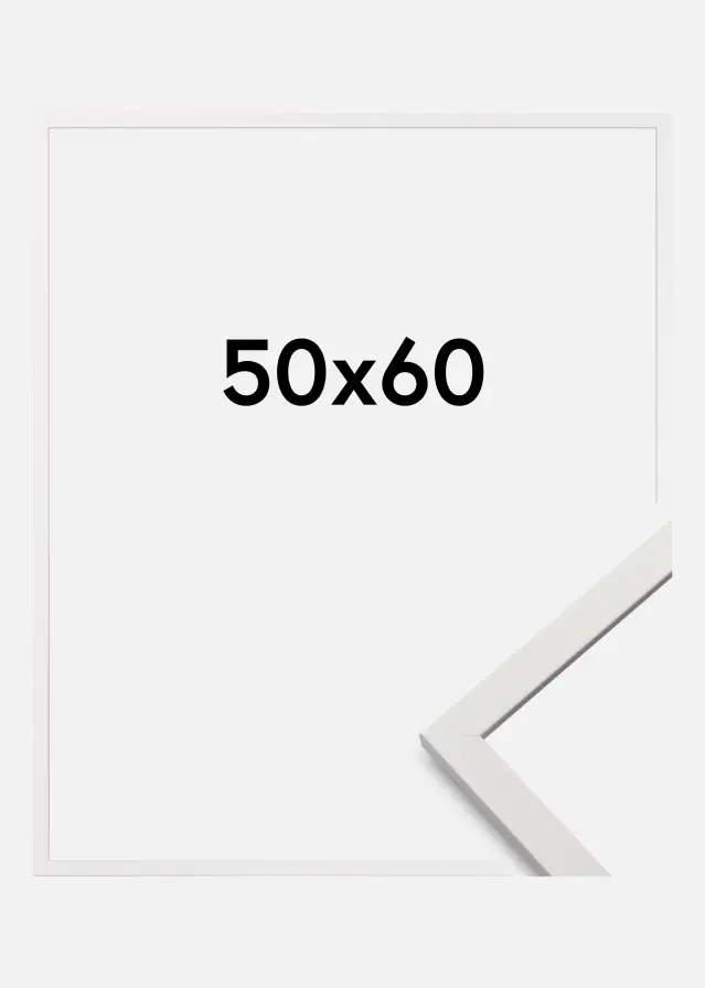 Galleri 1 Rahmen Edsbyn Acrylglas Weiß 50x60 cm