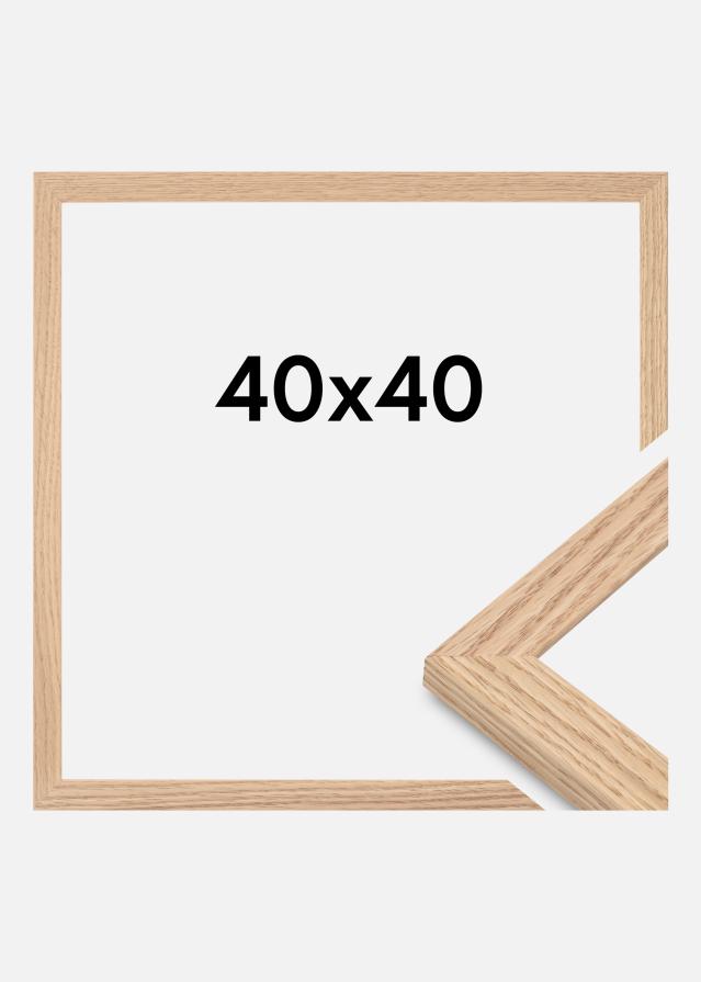 Galleri 1 - Extern Rahmen Tidlös Acrylglas Massiv Eiche 40x40 cm