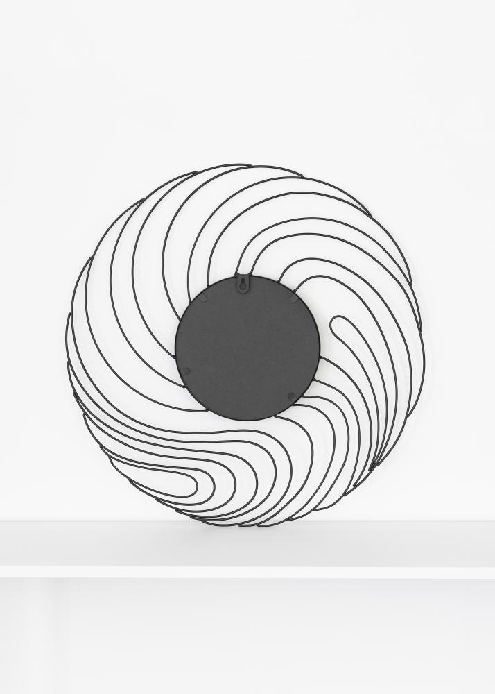 KAILA KAILA Spiegel Storm - Schwarz 50 cm Ø