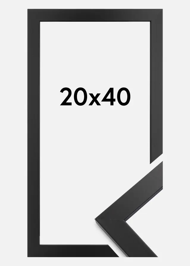Galleri 1 Rahmen Black Wood Acrylglas 20x40 cm