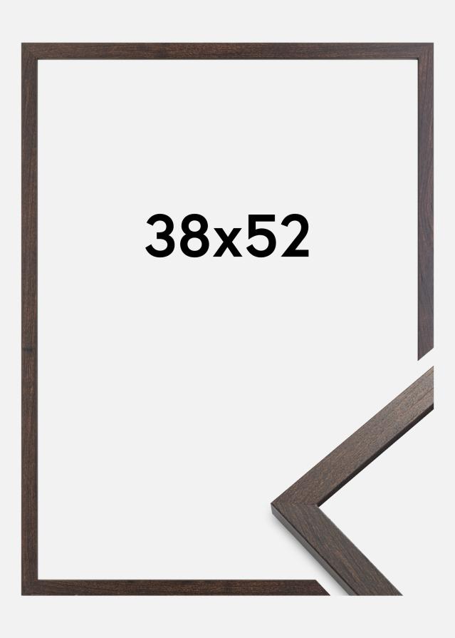 BGA Rahmen Trendy Acrylglas Walnuss 38x52 cm