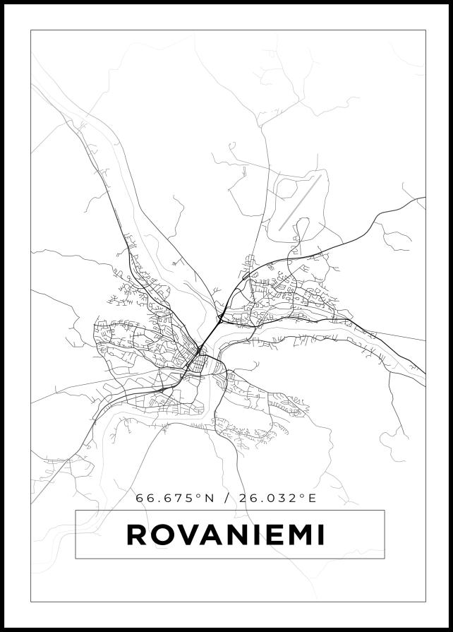 Bildverkstad Map - Rovaniemi - White