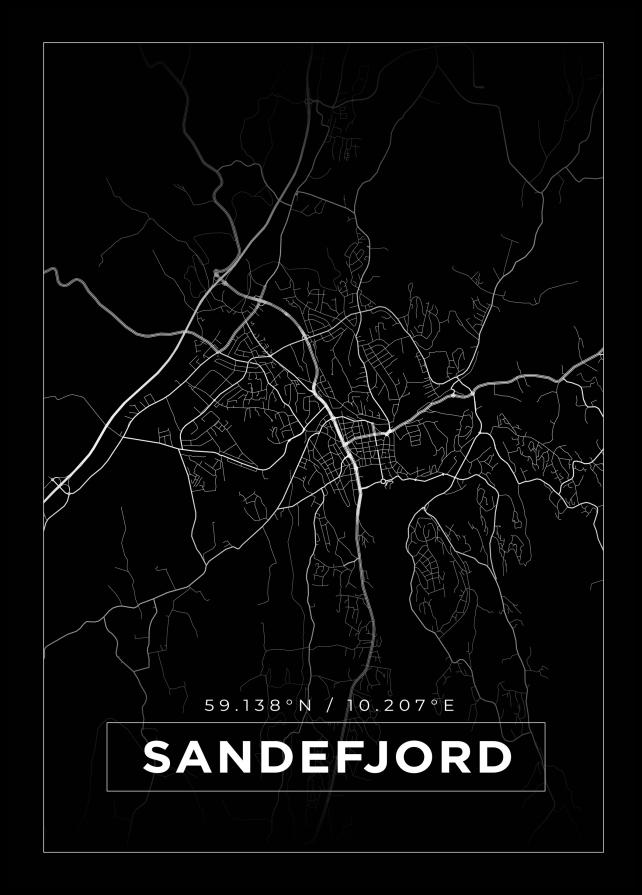 Bildverkstad Map - Sandefjord - Black
