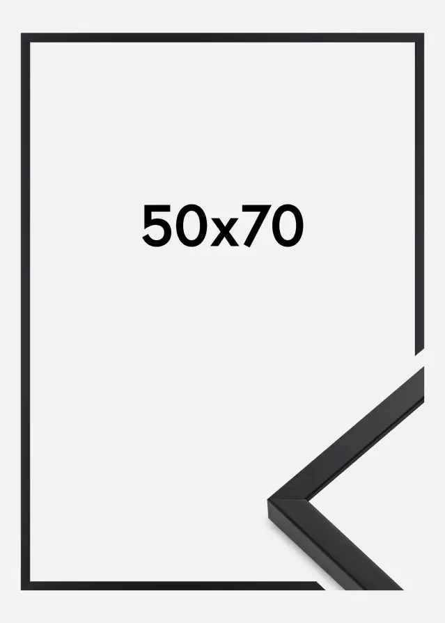 Estancia Rahmen E-Line Acrylglas Schwarz 50x70 cm