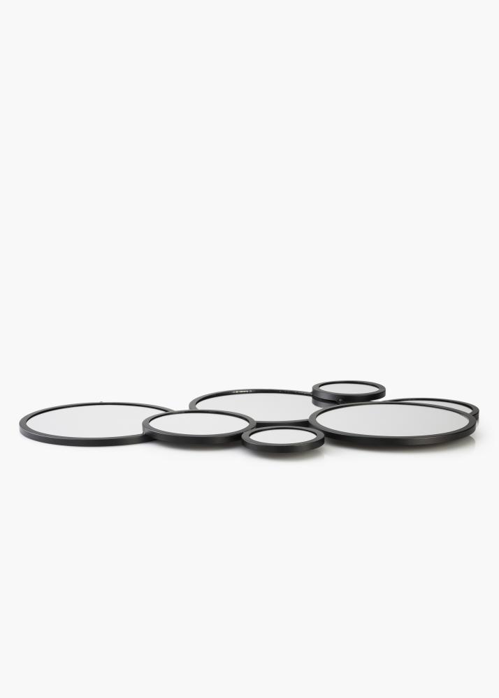 KAILA KAILA Spiegel Bubbles - Schwarz 72x43 cm