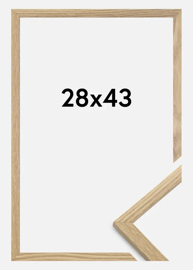 Artlink Factory I Rahmen Trendy Acrylglas Eiche 28x43 cm