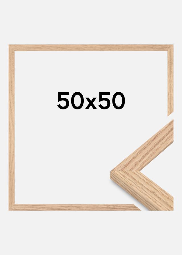 Galleri 1 - Extern Rahmen Tidlös Acrylglas Massiv Eiche 50x50 cm