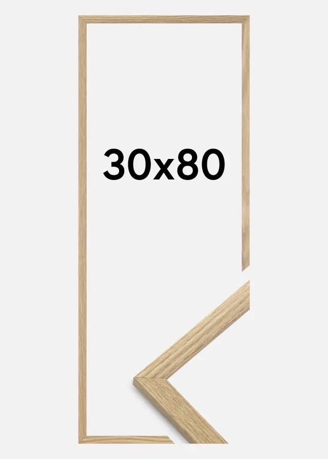 Artlink Factory I Rahmen Trendy Acrylglas Eiche 30x80 cm