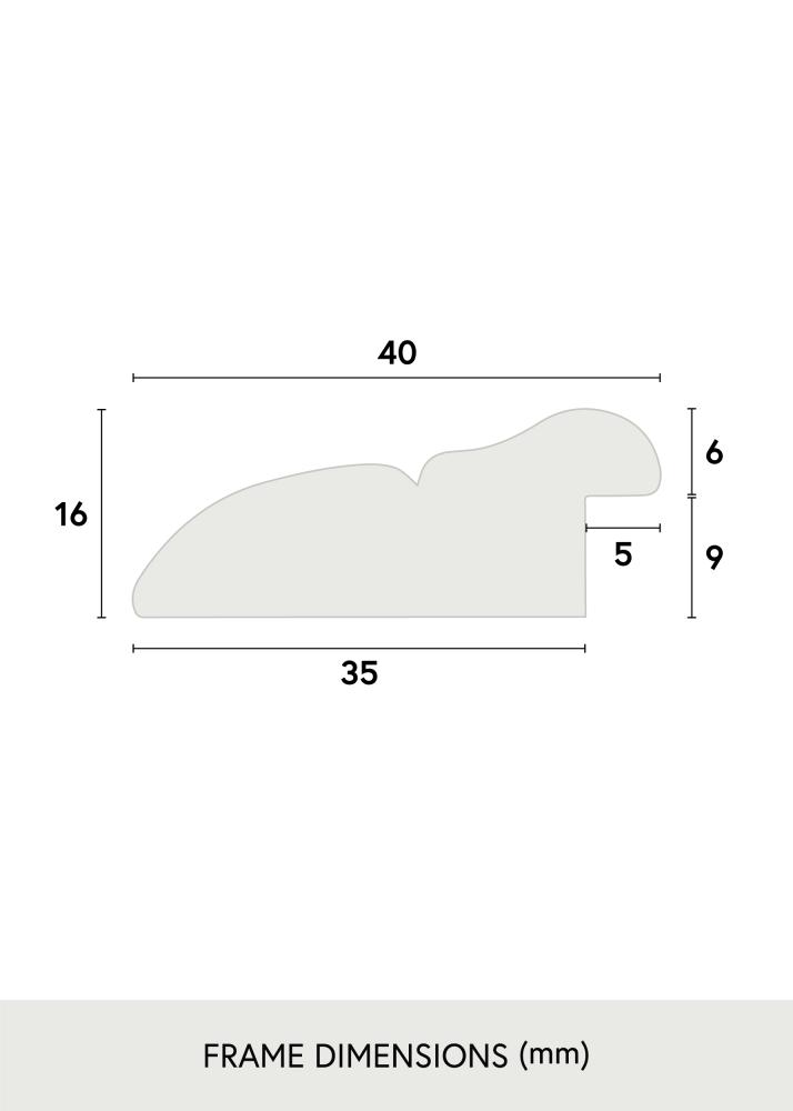 Artlink Rahmen Oda Antique Weiß 60x80 cm