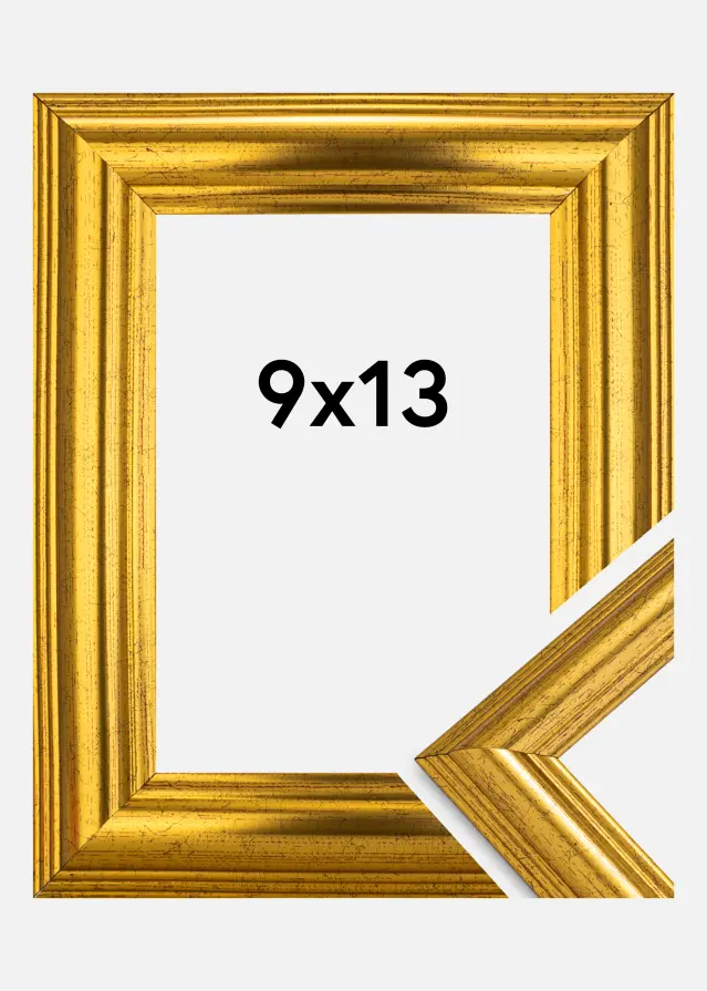 Galleri 1 Rahmen Västkusten Gold 9x13 cm