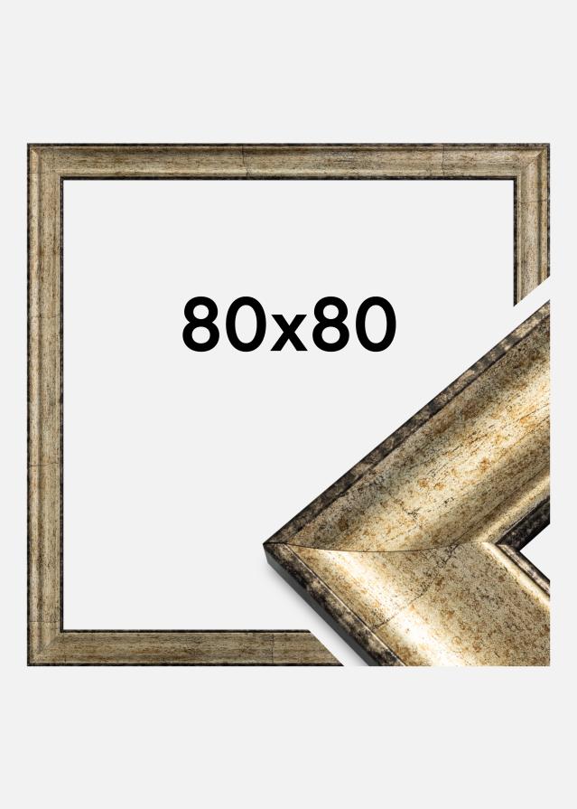 Galleri 1 Rahmen Saltsjöbaden Acrylglas Antik-Gold 80x80 cm