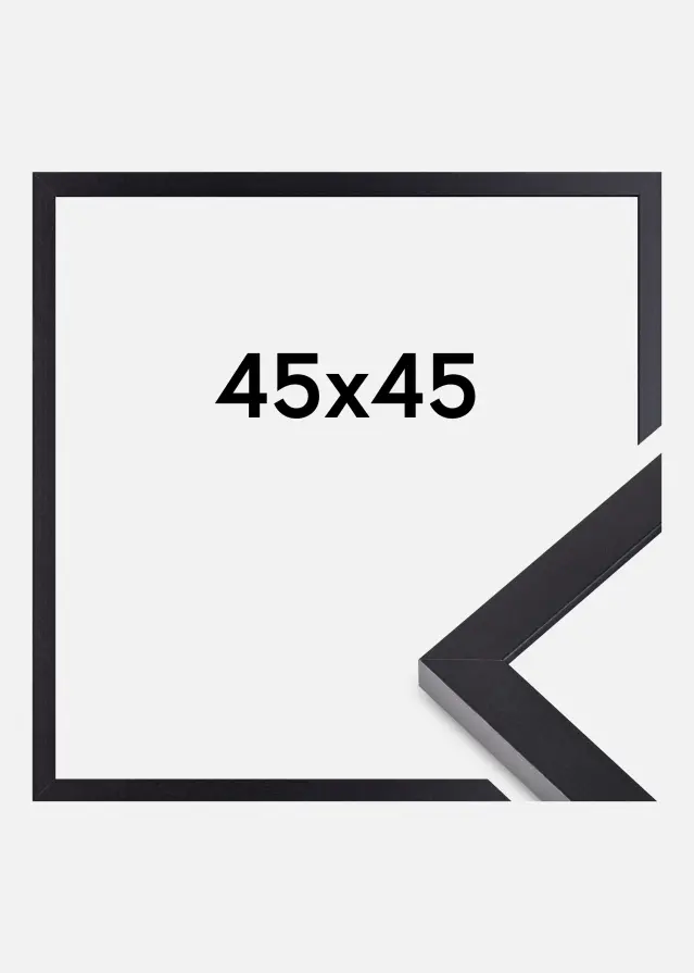 BGA Rahmen Selection Acrylglas Schwarz 45x45 cm