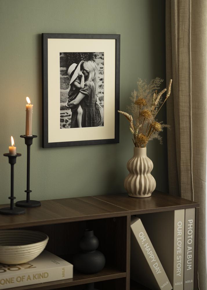 Konstlist Crescent Passepartout Antique White (weißer Kern) 13x18 cm (8x11,5)