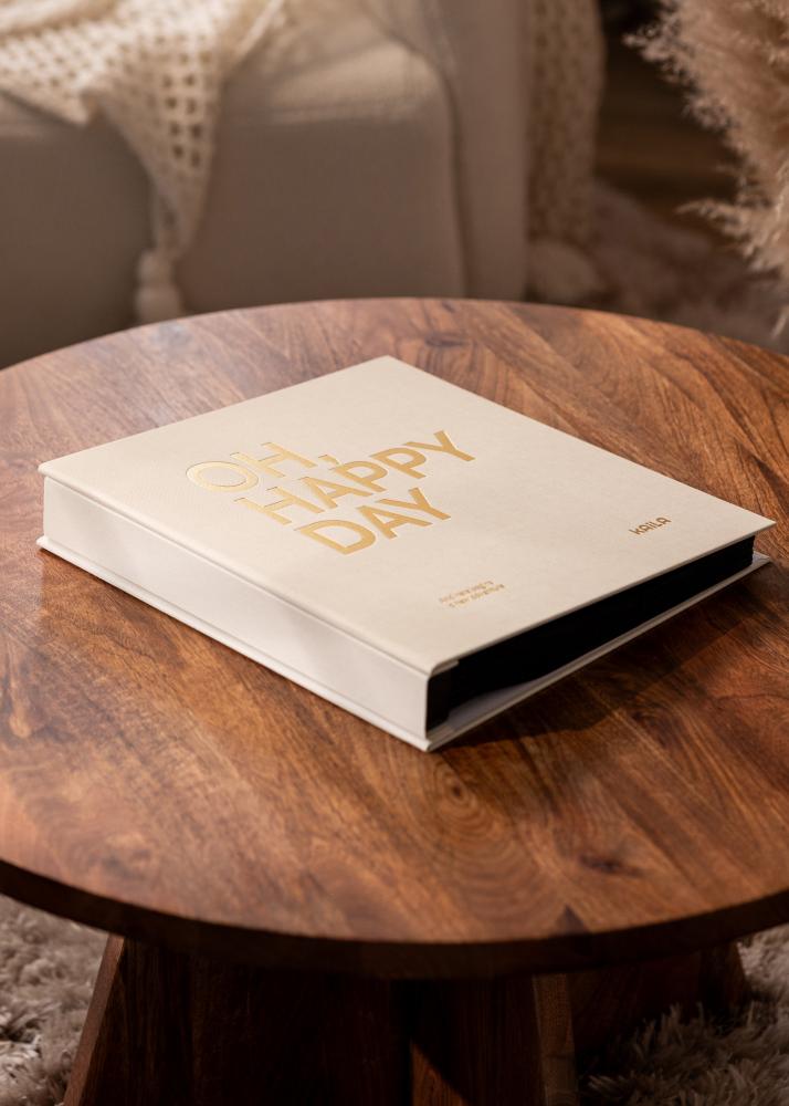 ID Factory KAILA Fotoalbum OH HAPPY DAY Creme - 600 Fotos im Format 10x15 cm