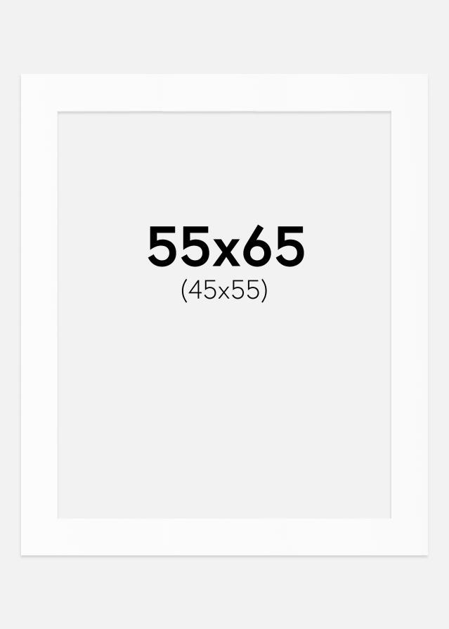 Artlink Passepartout Weiß Standard (weißer Kern) 55x65 cm (45x55)