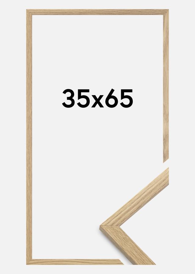 BGA Rahmen Trendy Acrylglas Eiche 35x65 cm