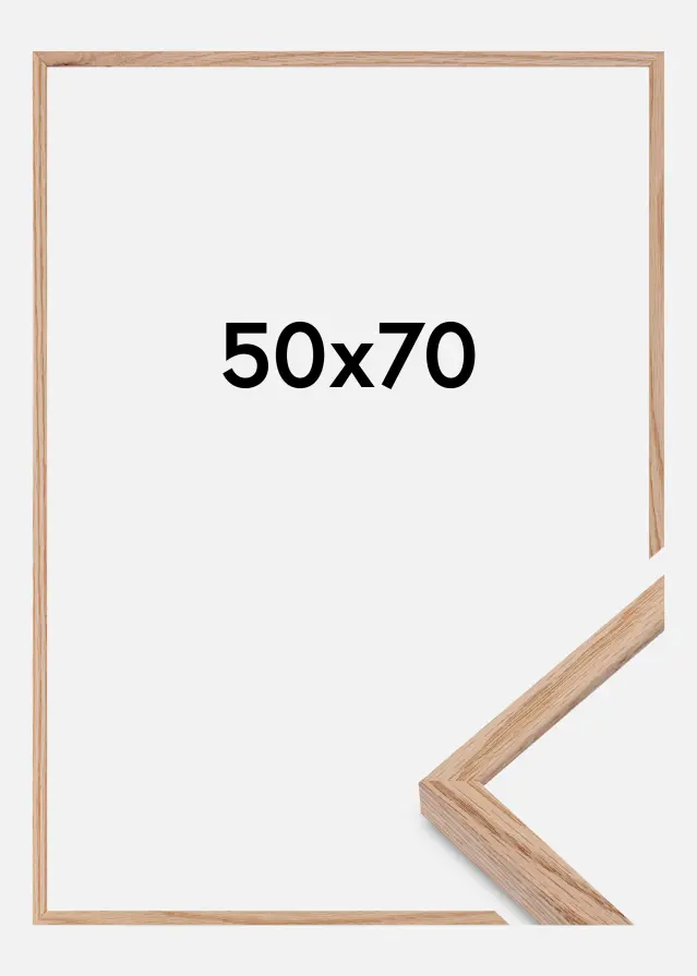 Estancia Rahmen E-Line Acrylglas Eiche 50x70 cm