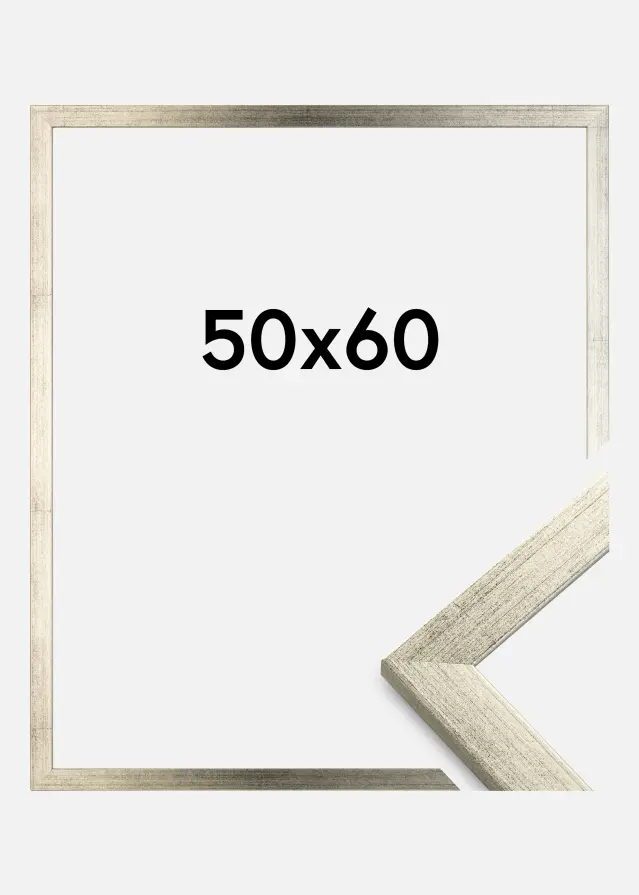 Estancia Rahmen Stilren Acrylglas Silber 50x60 cm